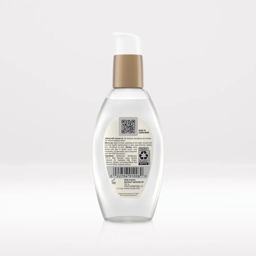 Coconut Milk Anti-Breakage Serum - Back of pack