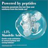 Image numérique améliorée du shampooing purifiant OGX® ProGrowth + Peptide, flacon de 385 ml.