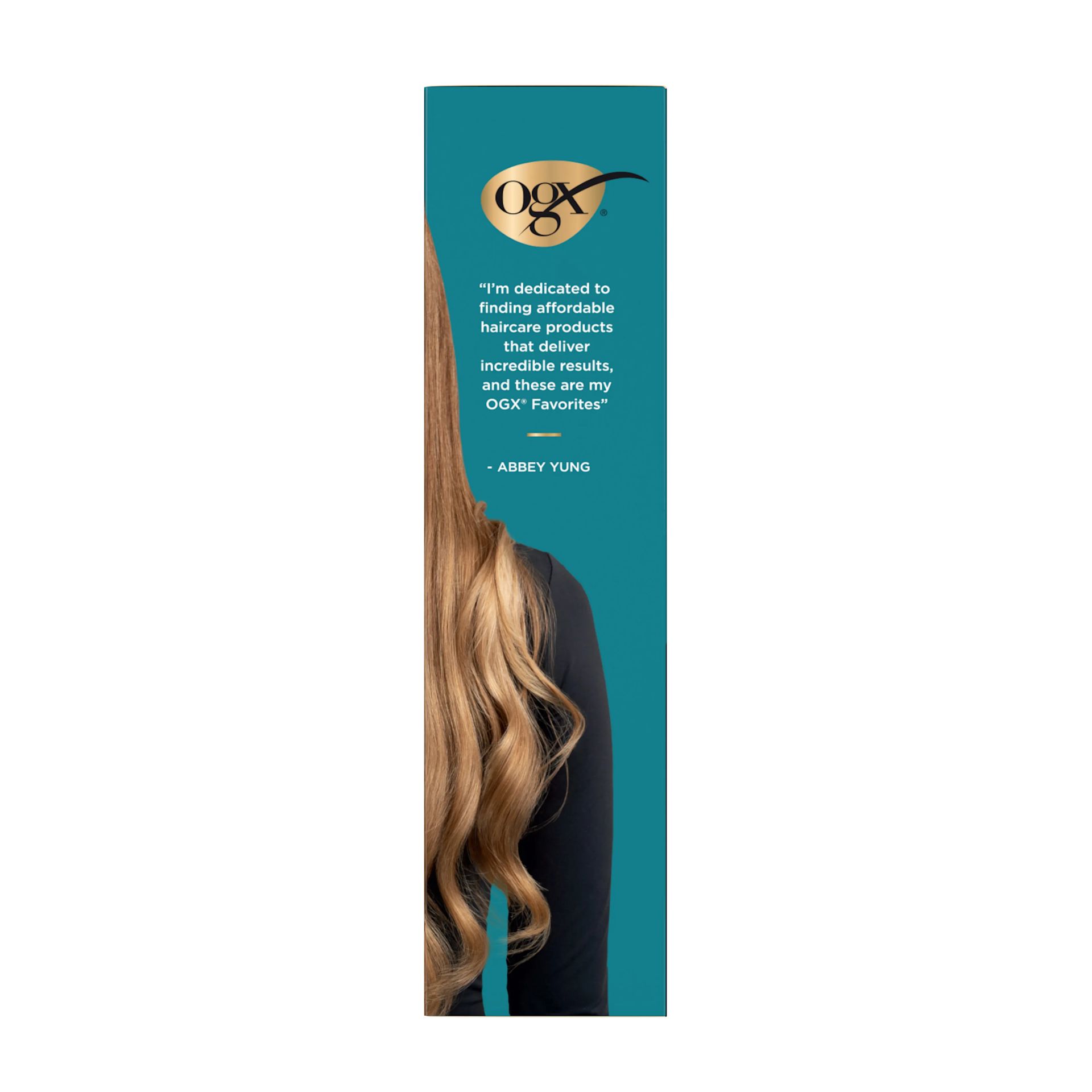 "I'm dedicated to finding afforable haircare products that deliver incredible results, and these are my OGX® favorites" Abbey Yung
