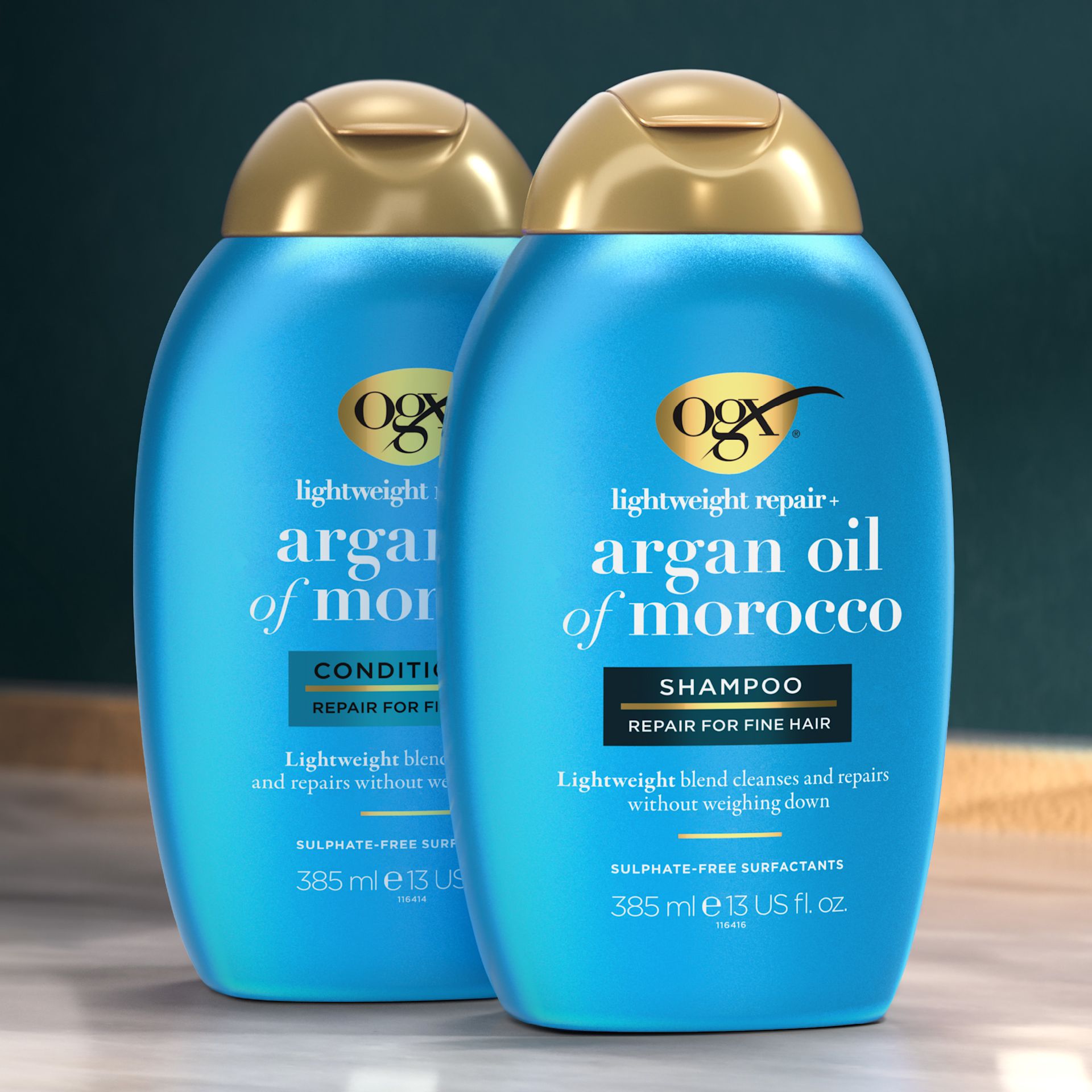 OGX Lightweight repair+ Argan Oil of Morocco Shampoo 385ml | OGX® Beauty