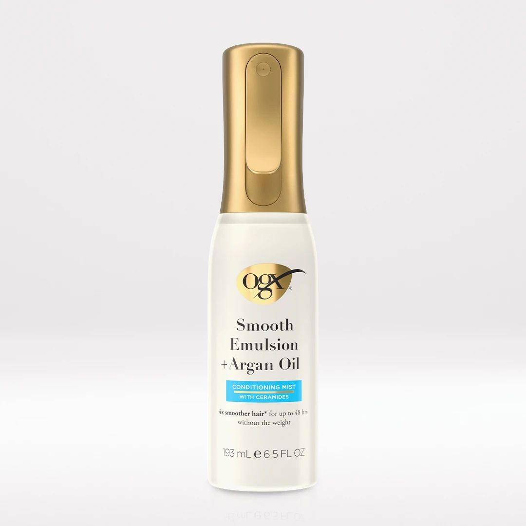 Smooth Emulsion + Argan Oil Conditioning Mist Front of Packaging
