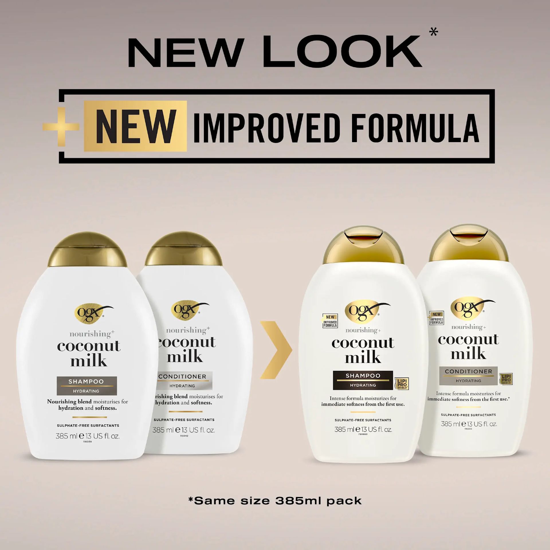 Coconut Milk Shampoo 385ml  | OGX® Beauty