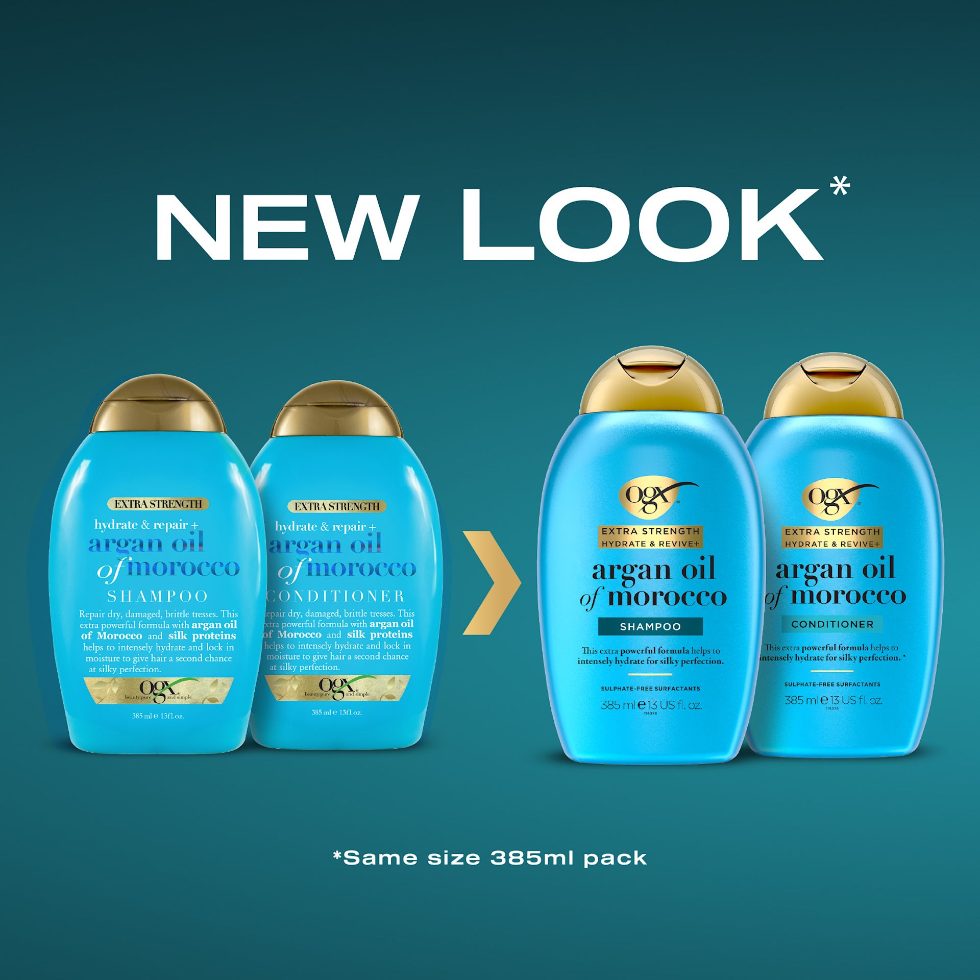 OGX Renewing+ Argan Oil of Morocco Shampoo 385ml | OGX® Beauty
