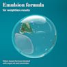 Emulsion formula for weightless results. Water based formula blended with argan oil and ceramides