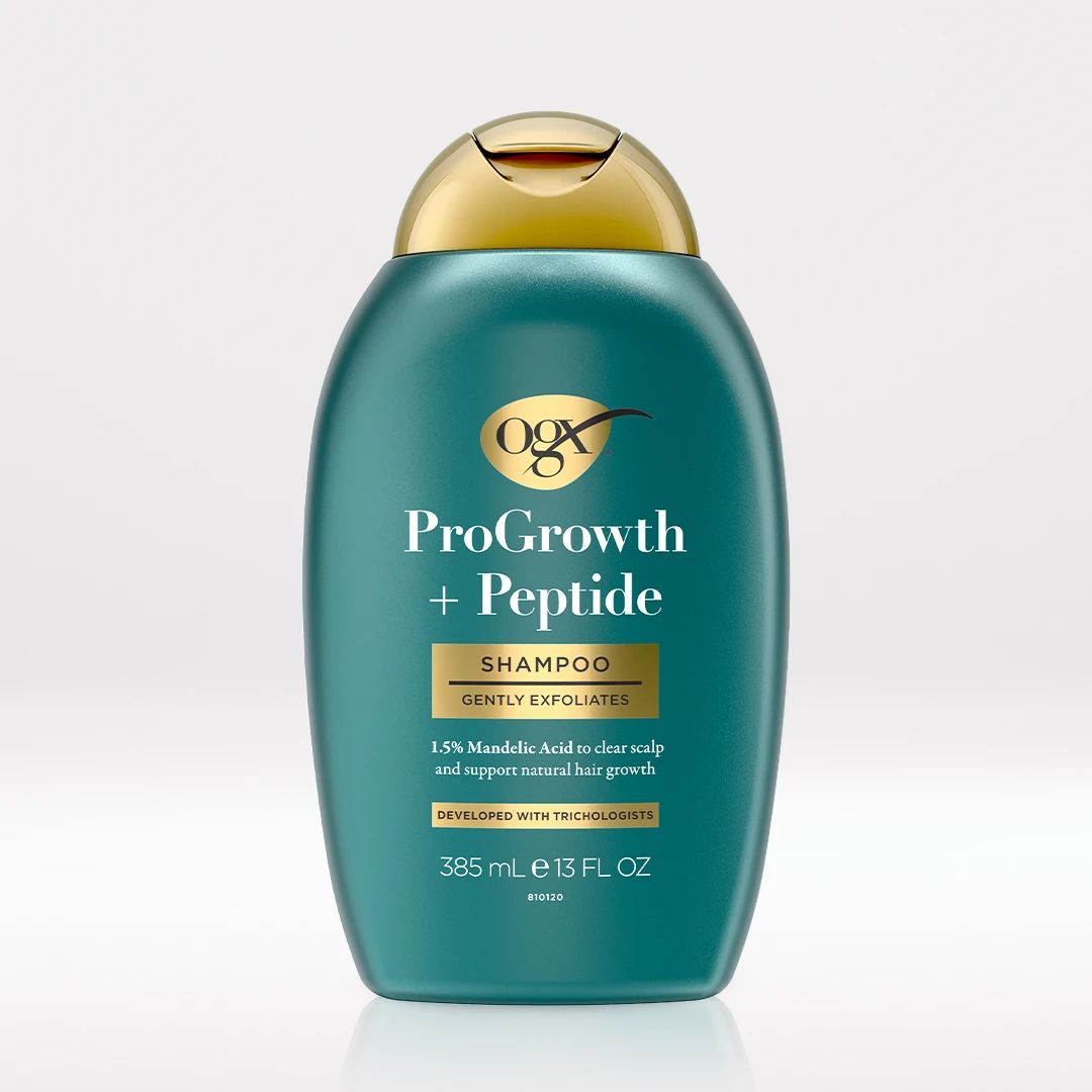 ProGrowth + Peptide Shampoo Front of Packaging 