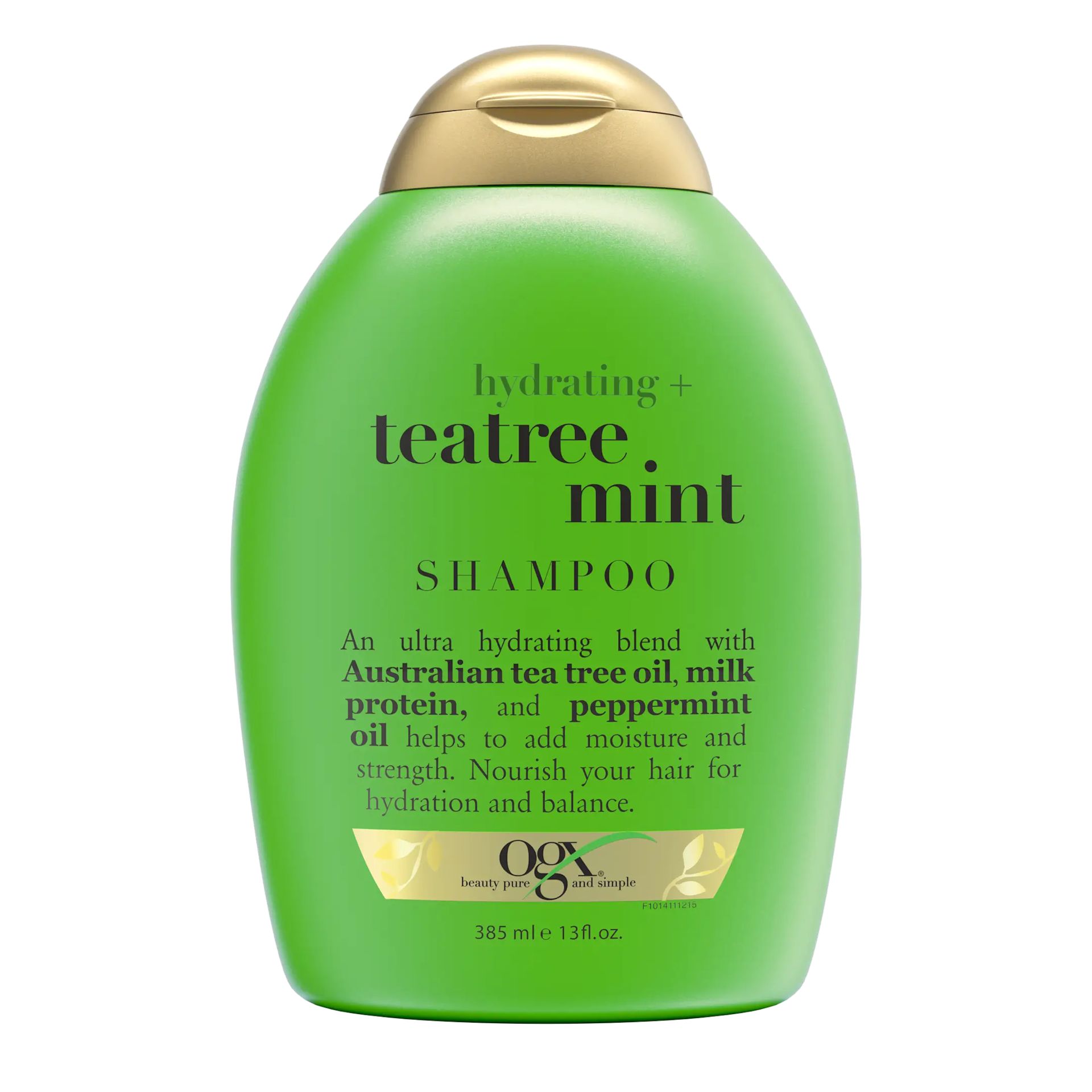 [DISCONTINUED] Teatree Mint Shampoo 13oz Front of Packaging