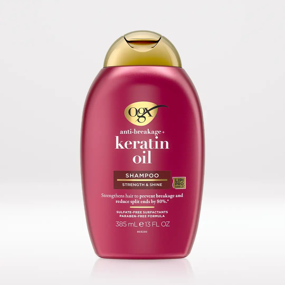 Keratin Oil Shampoo Front of Packaging