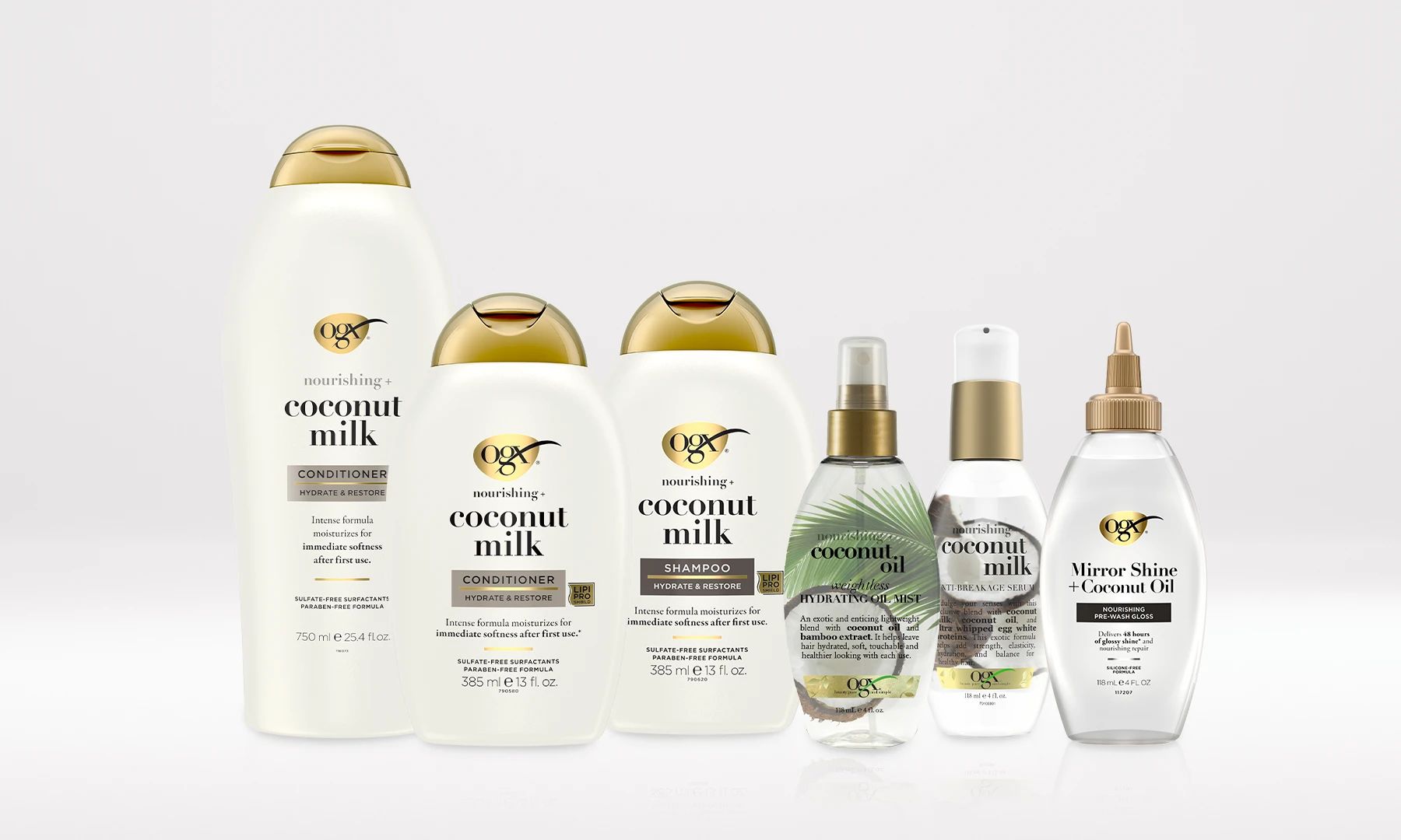 OGX® Coconut Milk Product line