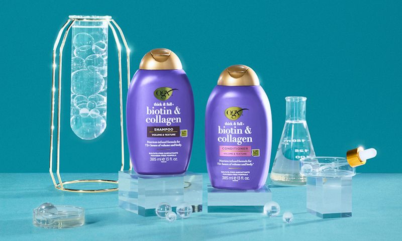 Informed by science, Volumize your hair with Biotin and Collagen