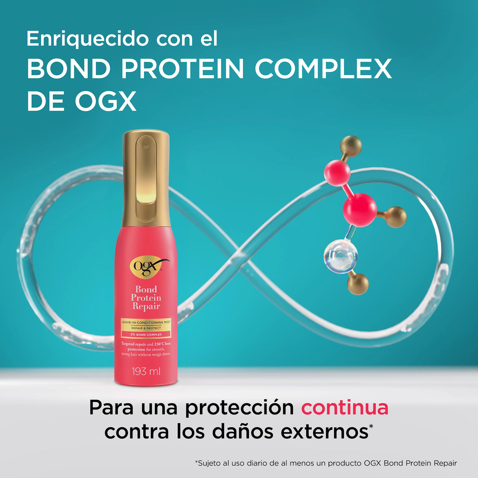 Spray protector y acondicionador OGX® Bond Protein Repair