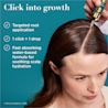 Enhanced digital image of OGX® ProGrowth + Peptide Scalp Serum 10mL bottle next to its packaging