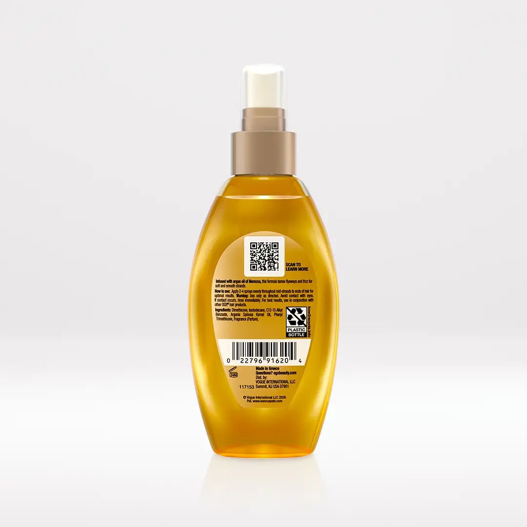 Argan Oil of Morocco Weightless Healing Dry Oil - Back of Pack