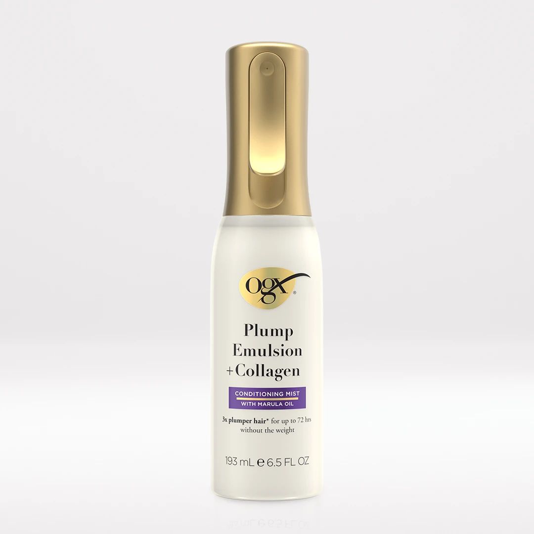 Plump Emulsion + Collagen Conditioning Mist Front of Packaging