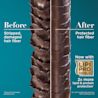 Hair fiber before damaged after protected with OGX® LIPI PRO SHIELD 2x lipid protein