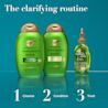 The Clarifying Routine: 1 Cleanse with rosemary mint shampoo 2 condition with rosemary mint conditioner 3 treat with Rosemary Mint Extra Strength Scalp Treatment
