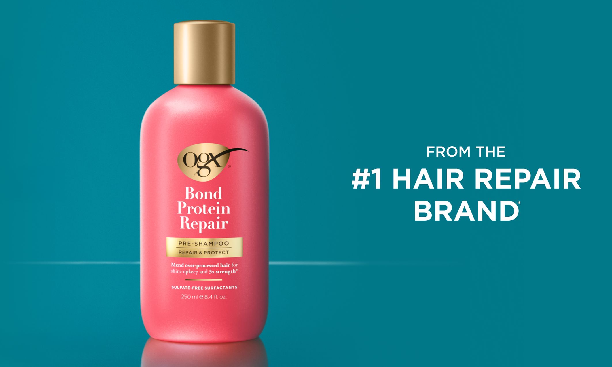 Bond Protein Repair Pre-Shampoo Formulated without: Sulfated surfactants and Parabens