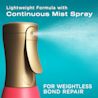 Bond Protein Repair 450°F Heat Protect Spray Goop Texture Image showing formulation and consistency of spray in air