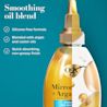smoothing oil blend. silicone-free formula, blended with argan and castor oils, quick absorbing non-greasy finish