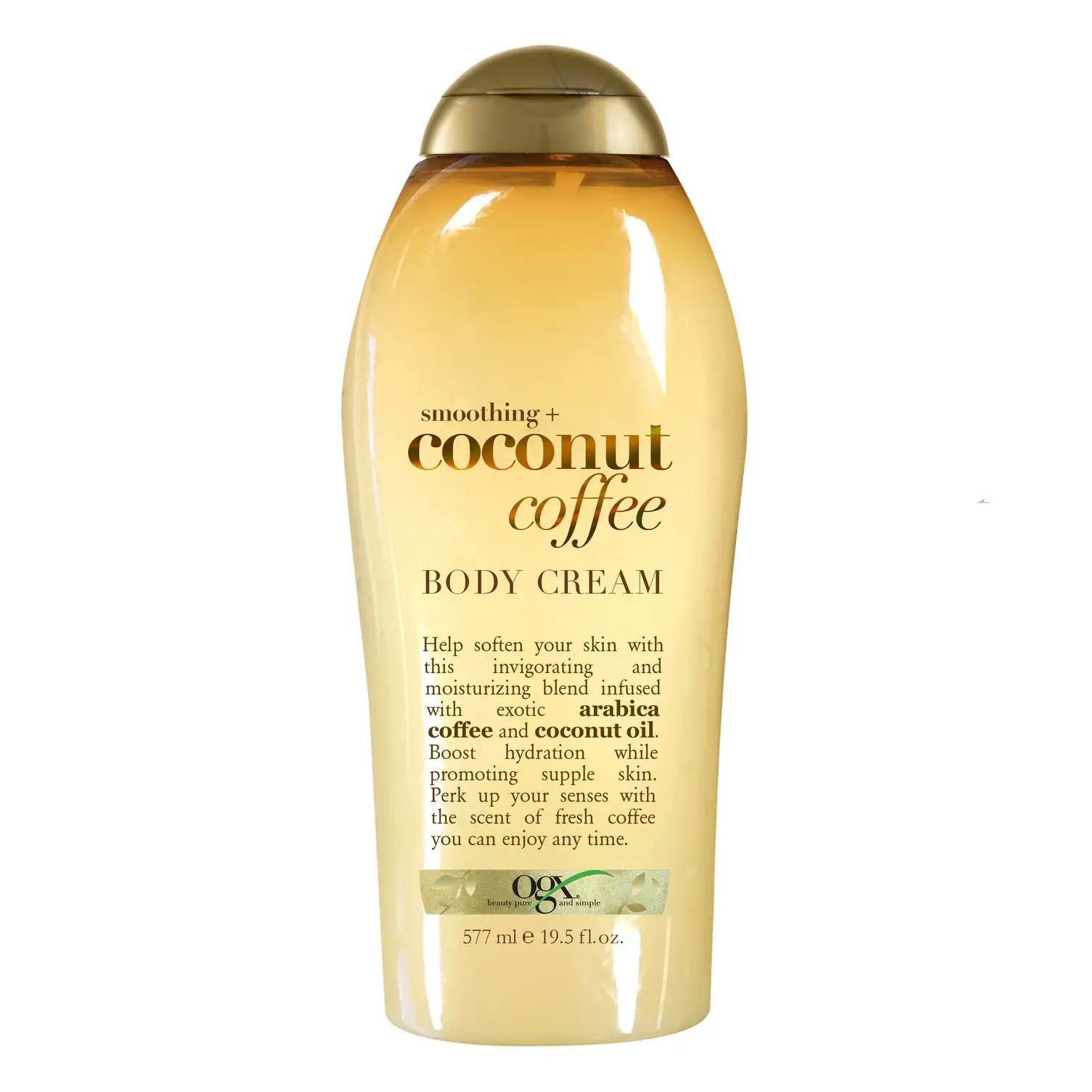 Coconut Coffee Body Cream Front of Packaging
