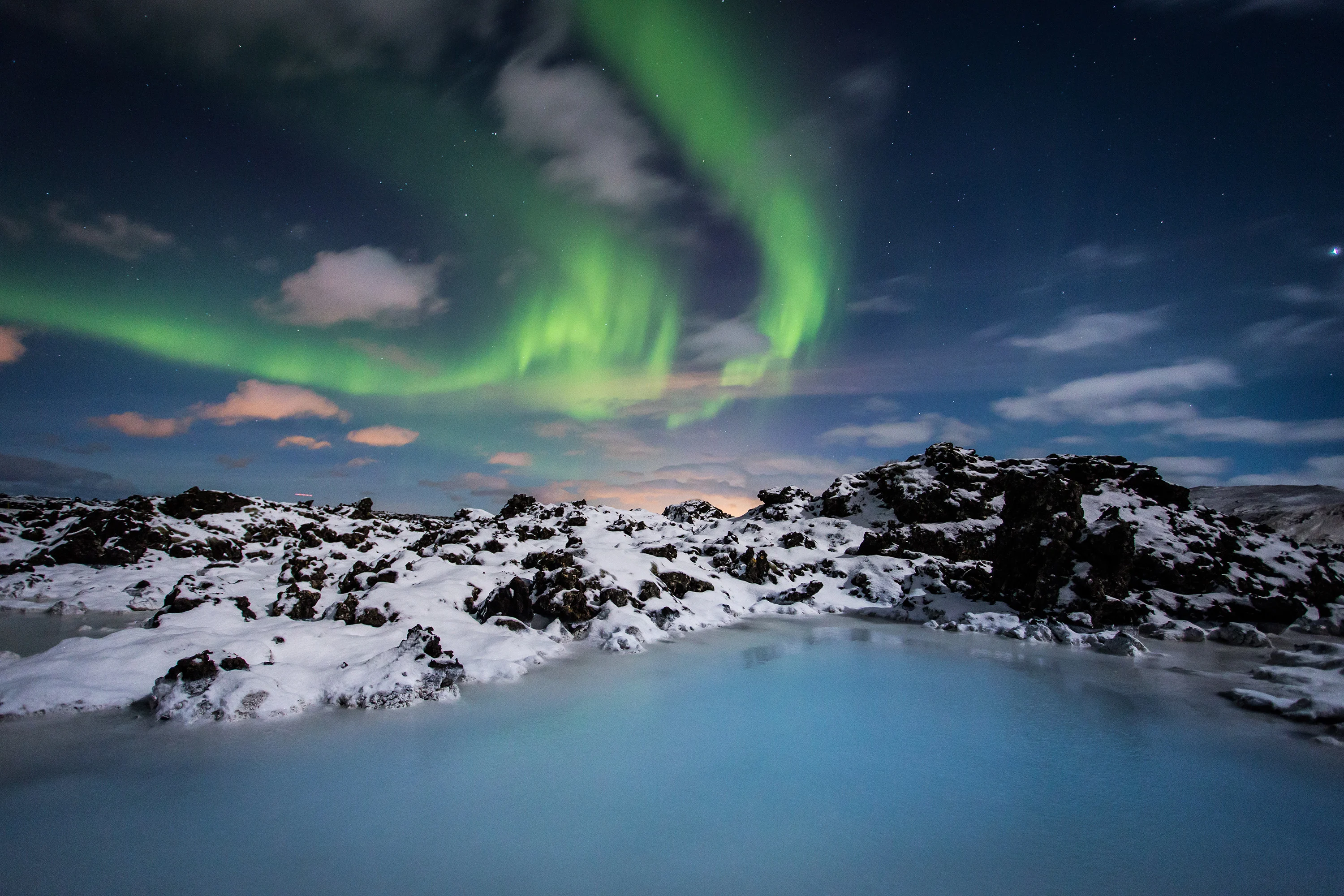 Blue Lagoon Northern lights - Blue Lagoon Iceland