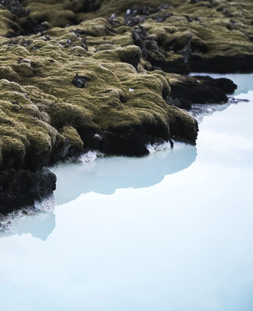 water at the Blue Lagoon Iceland