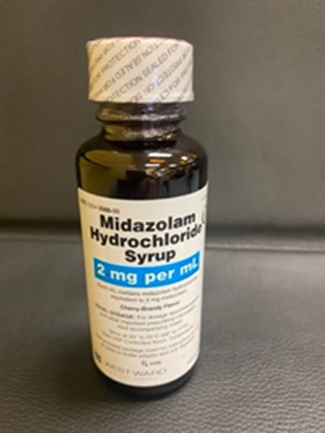 Figure 15. Midazolam (Versed) syrup