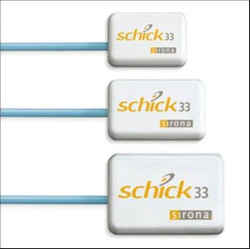 Photograph showing different Sizes of Direct Solid-State Sensors.