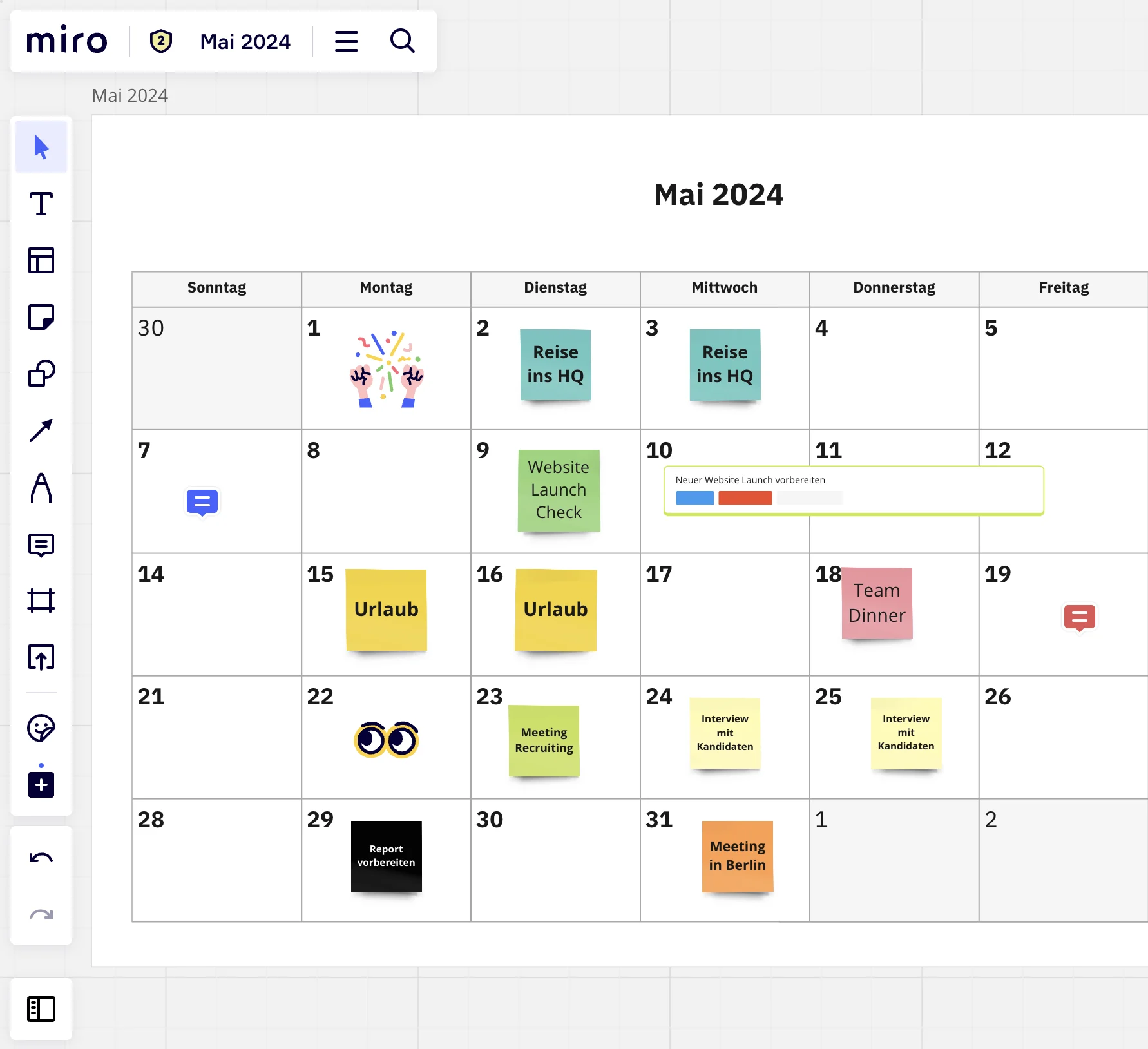Online Kalender Mai 2024