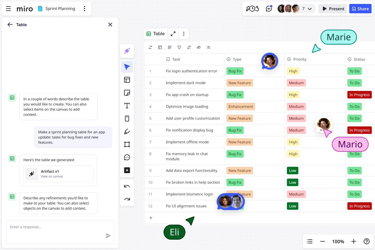 ai sprint planning sub header x2