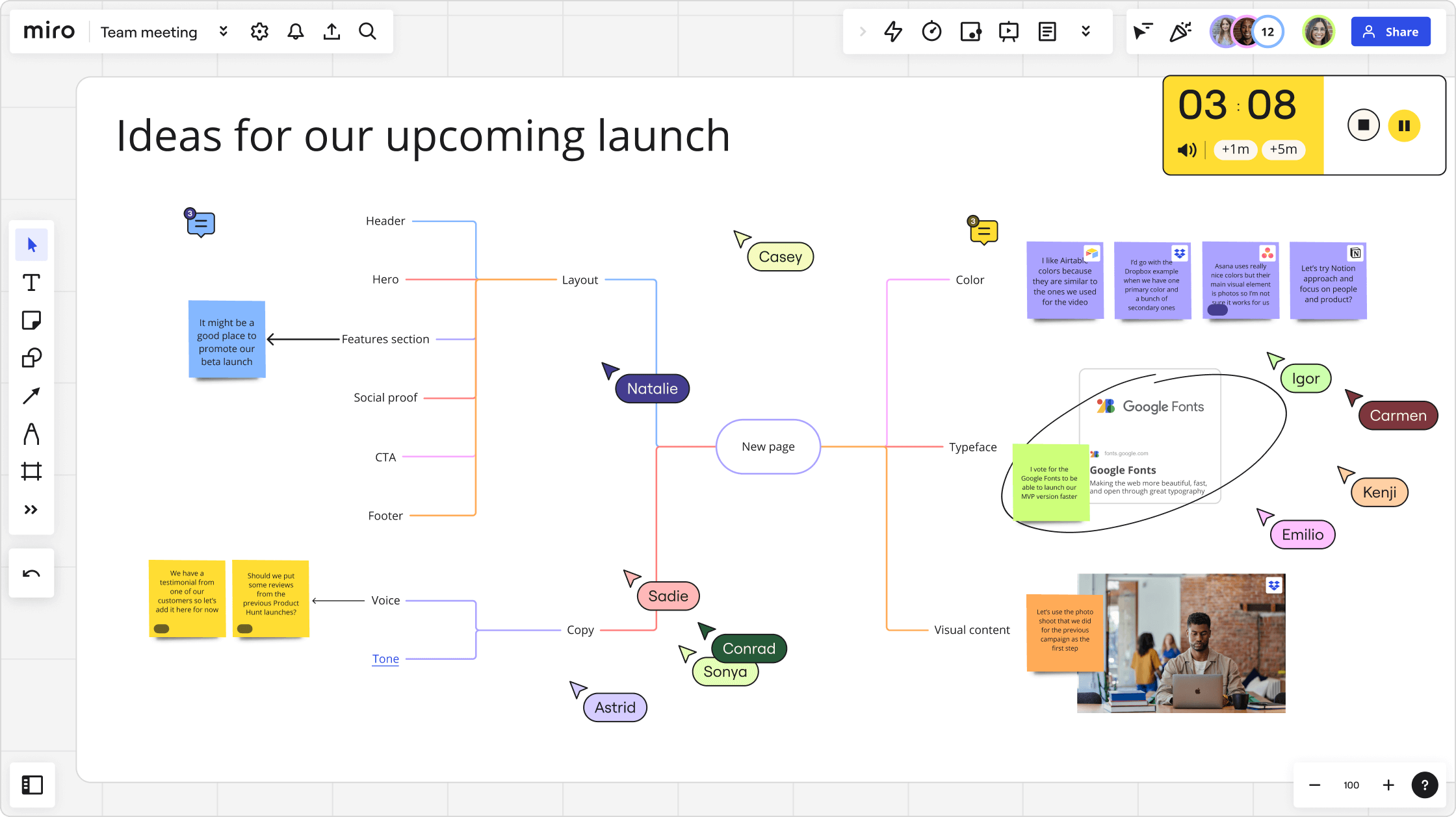 How to Host a Survey on a Miro Whiteboard? : Remo Help Centre