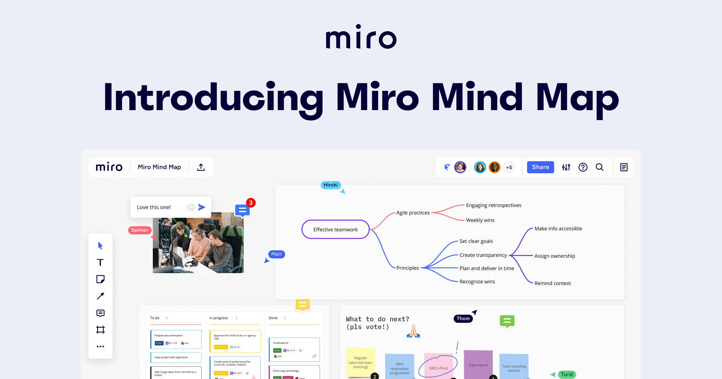 마인드 맵 제작 도구 | 온라인 마인드 매핑 시작 | Miro