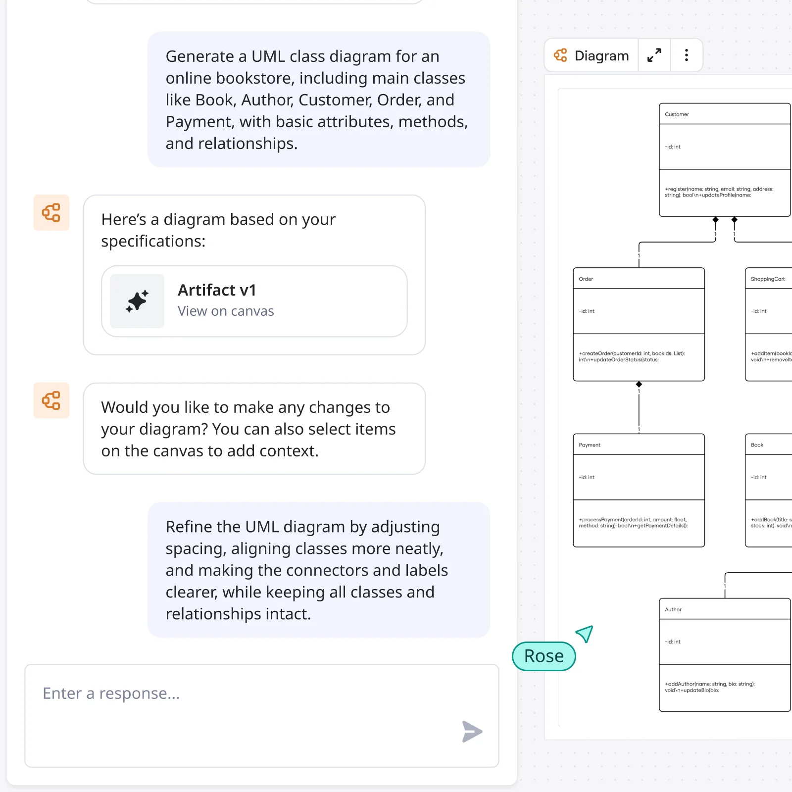 ai class diagram generator how to x2