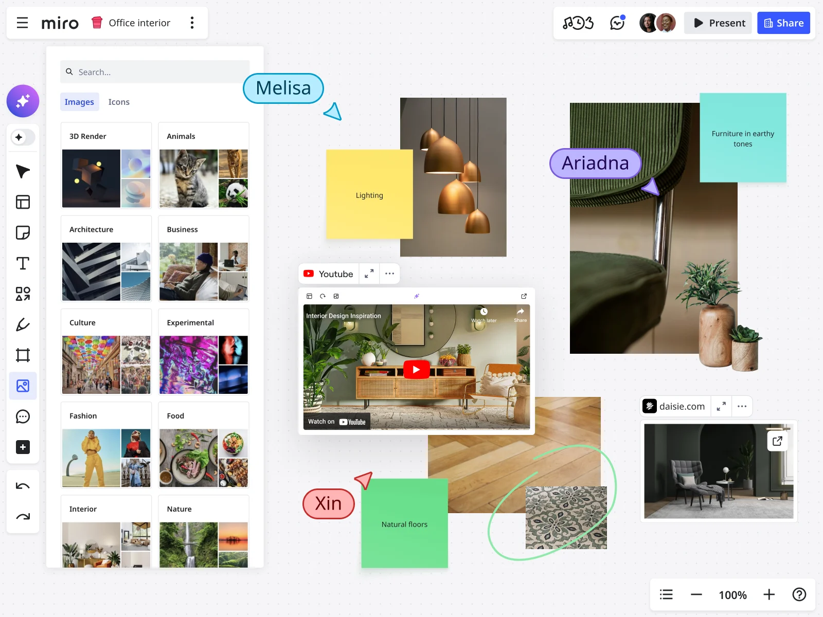 moodboard sub header