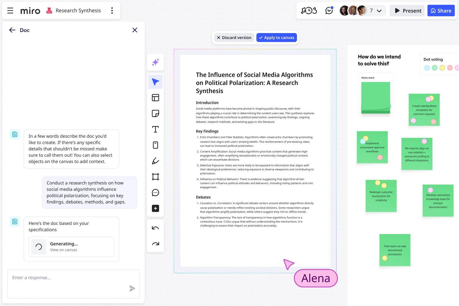 create with ai a miro doc keyword ai document generator sub header image x2