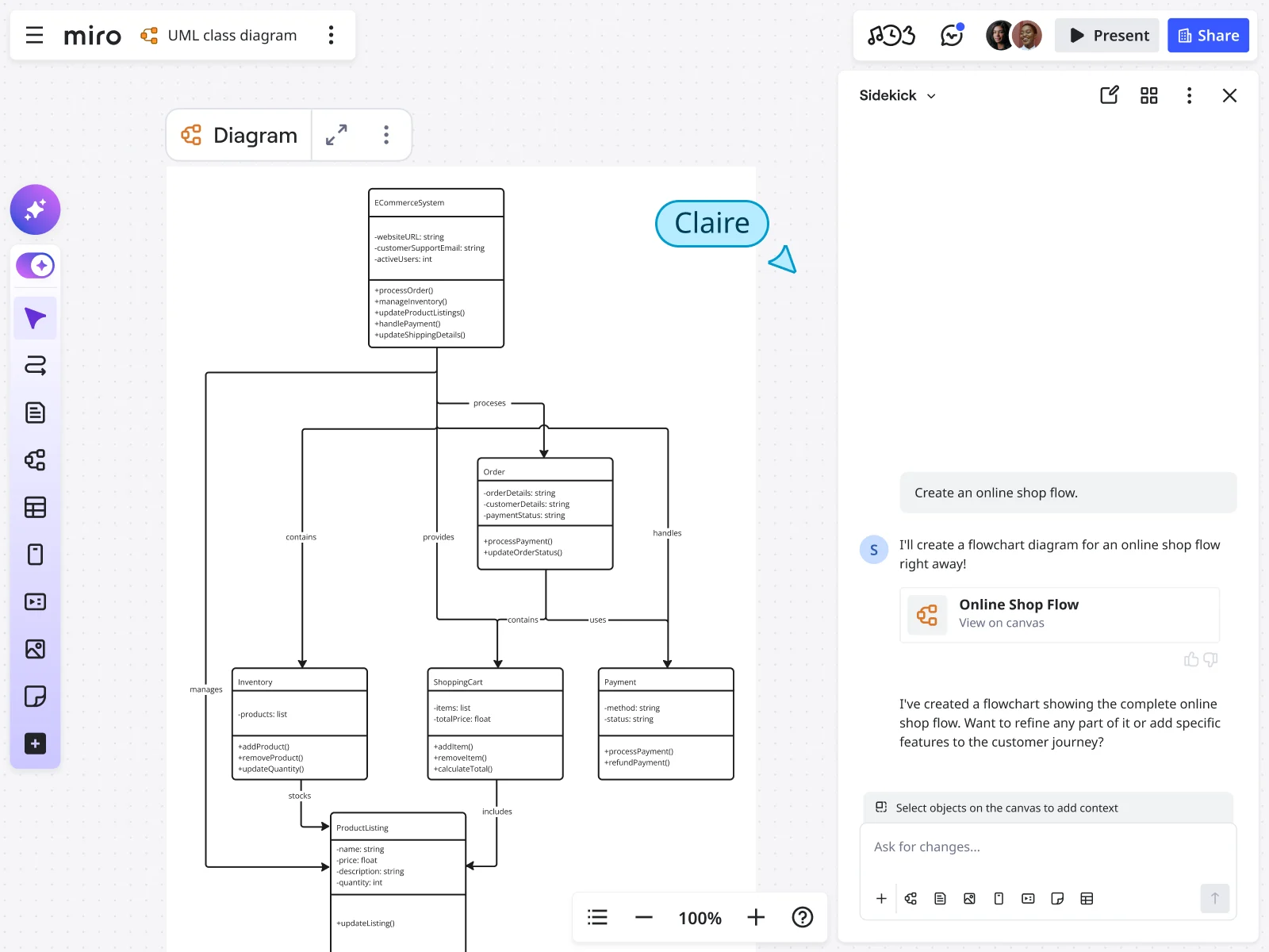 ai class diagram generator hero@2x