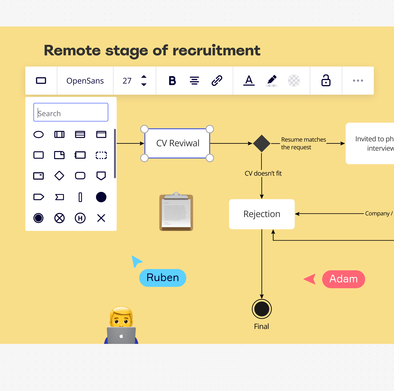 Creador De Diagramas De Actividades Uml Miro