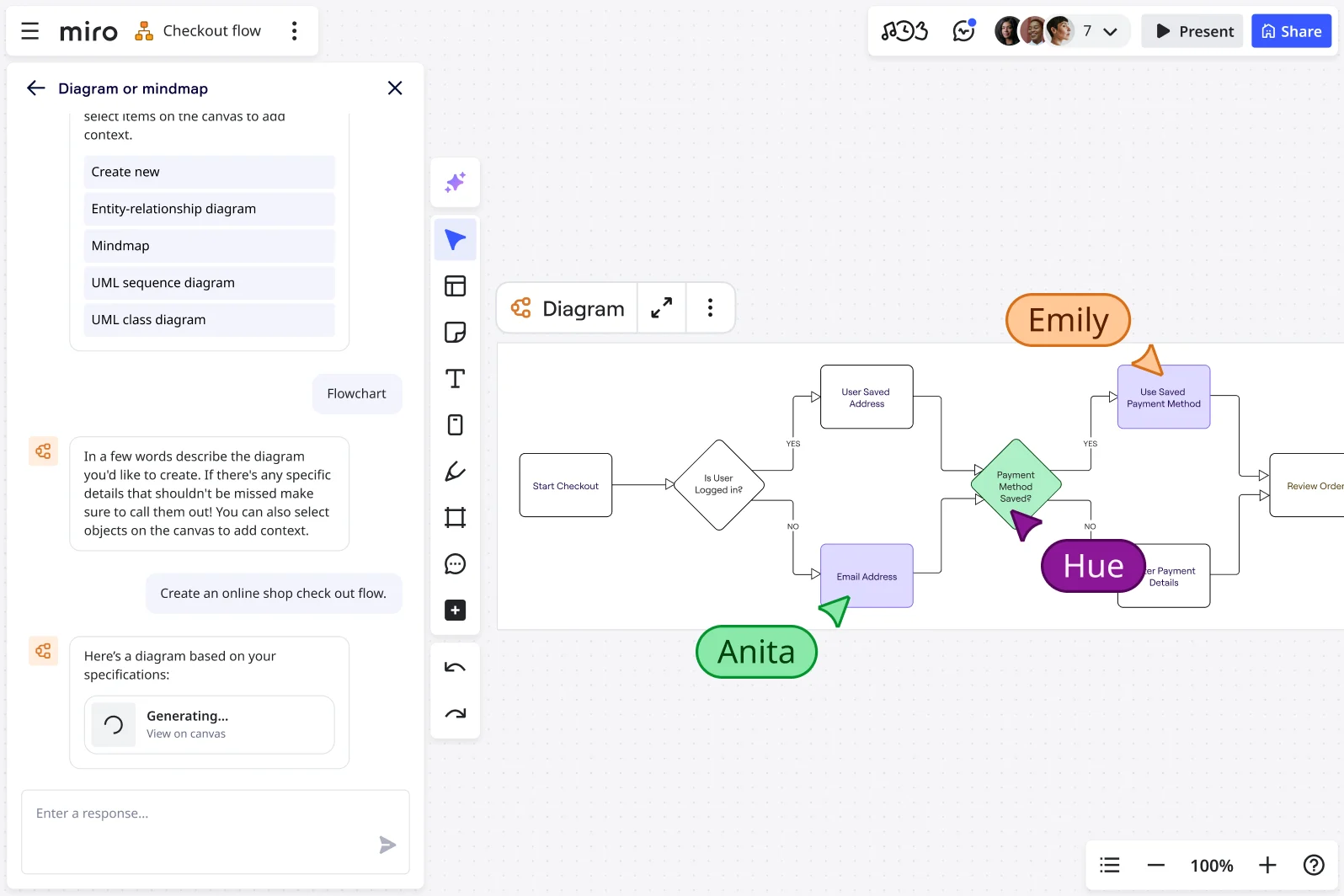 create with ai a diagram keyword ai diagram generator from text sub header image x2