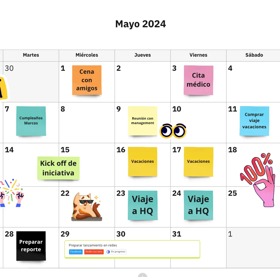 5月カレンダーの作り方についての画像