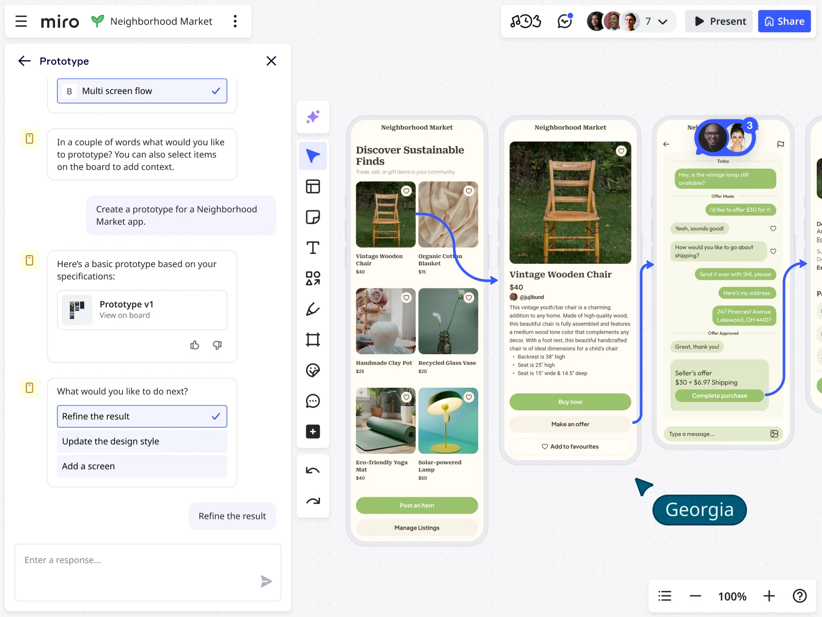 create with ai prototyping keyword ai ux design hero image x2