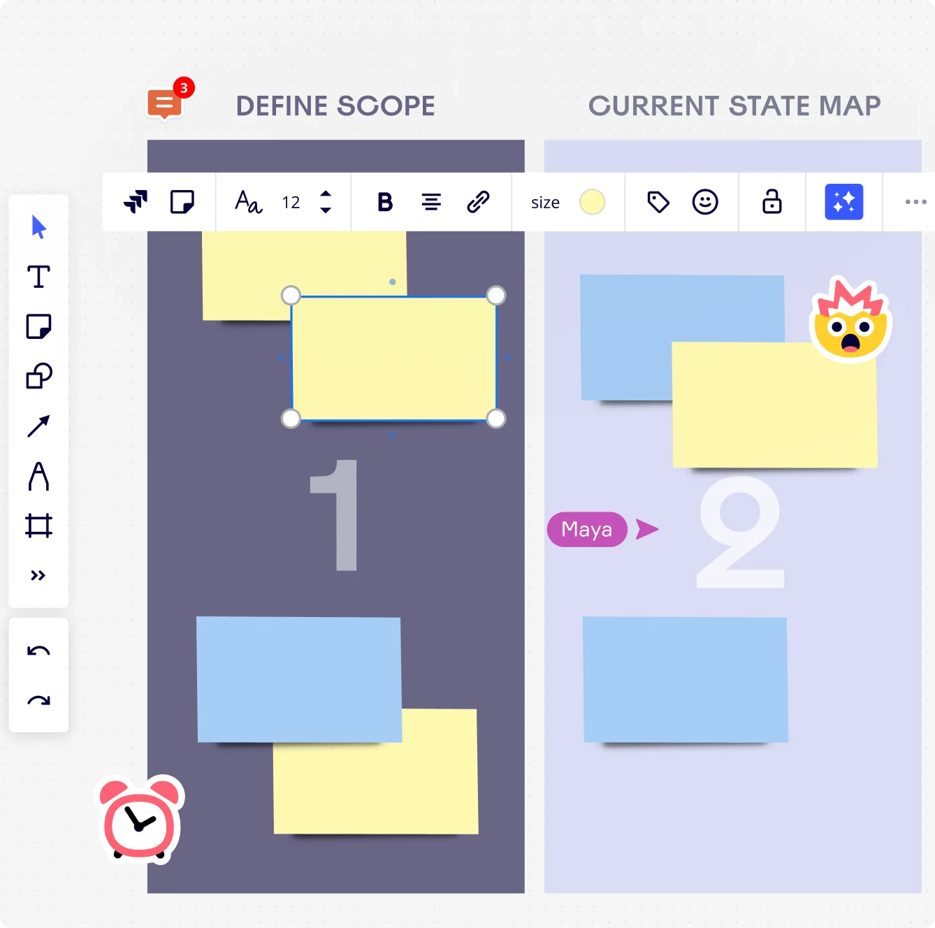 Value Stream Mapping in Miro