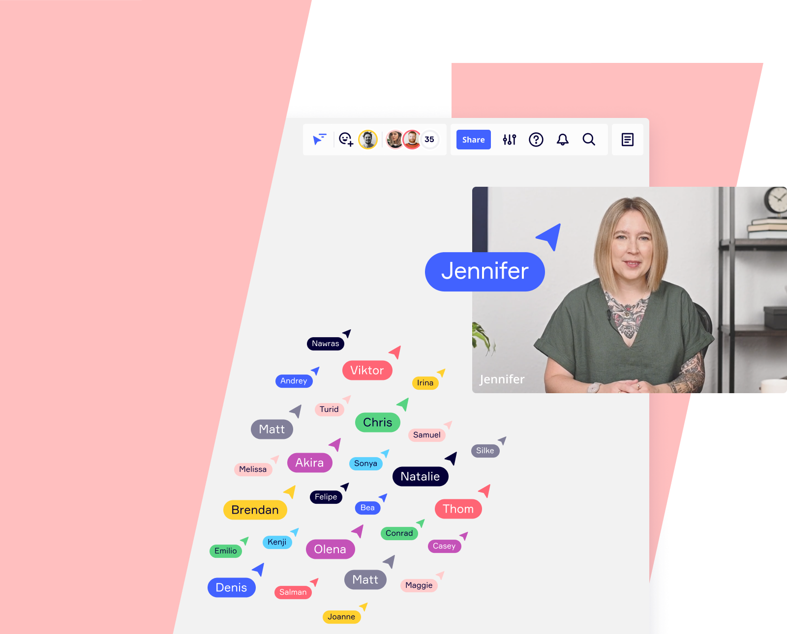 L-demo-board-with-cursors-and-videochat