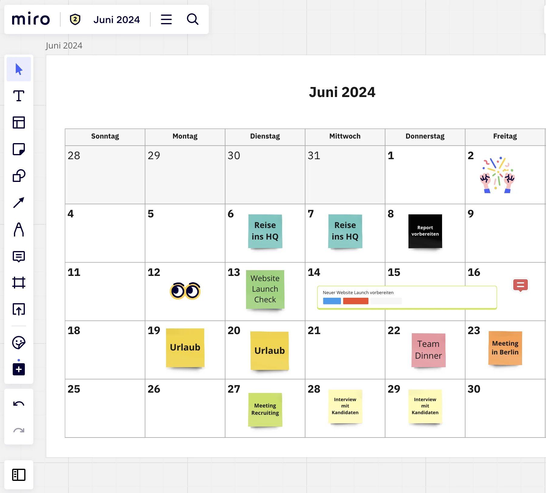Online Kalender Juni 2024