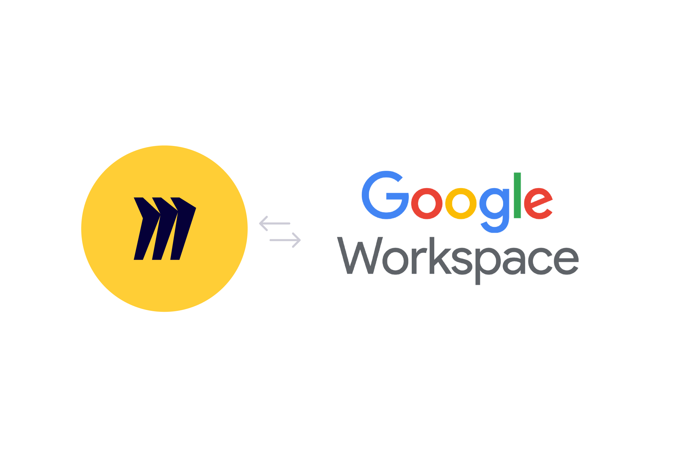 Logos de Miro et Google Workspace
