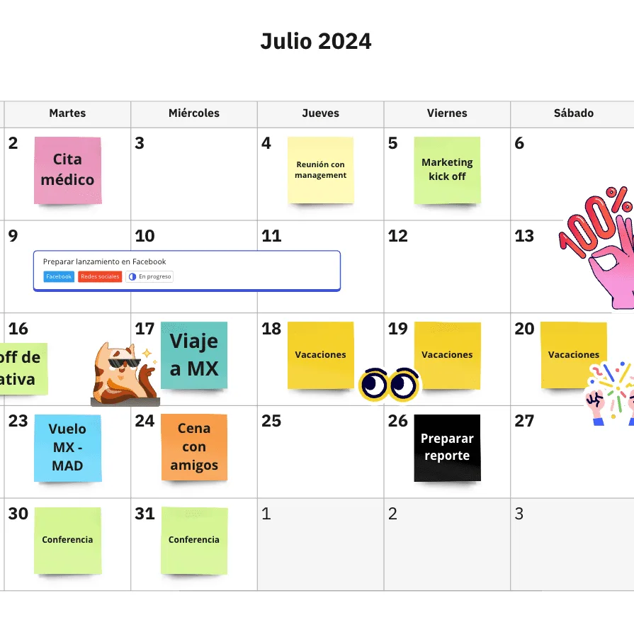無料の7月カレンダーの作り方についての画像