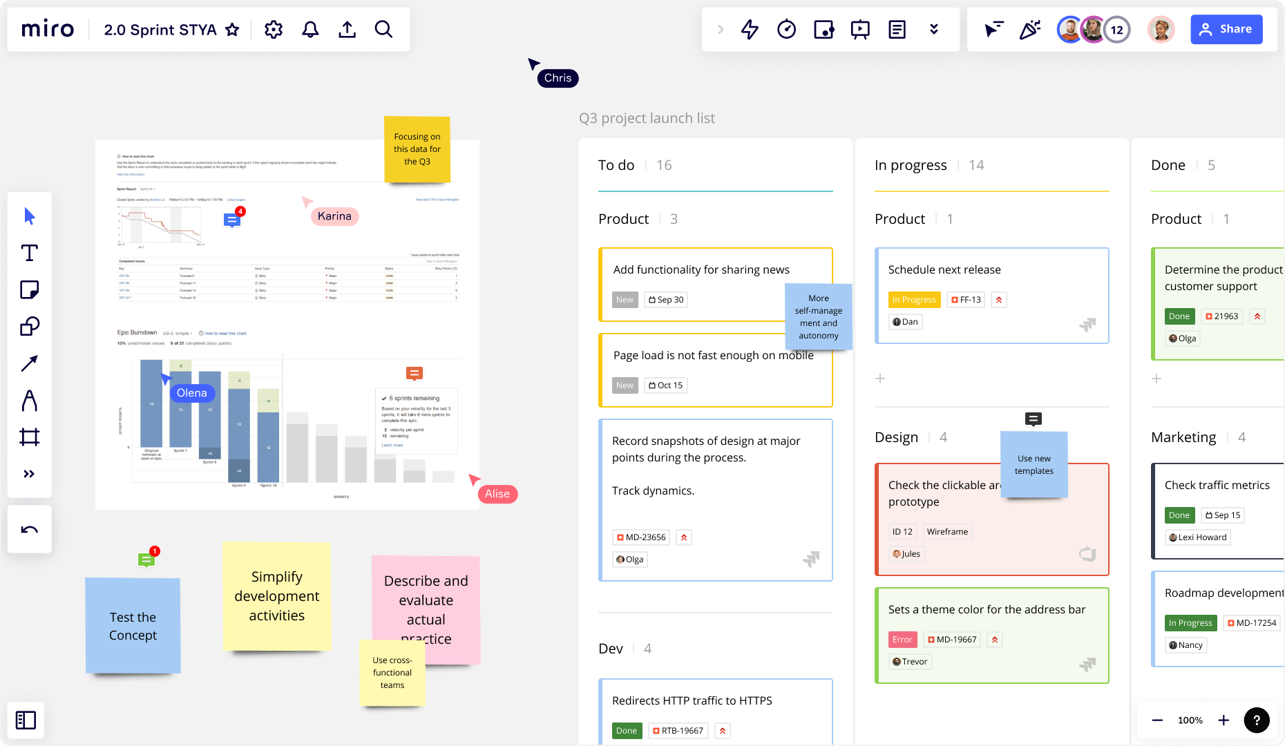 Flujo de trabajo agile