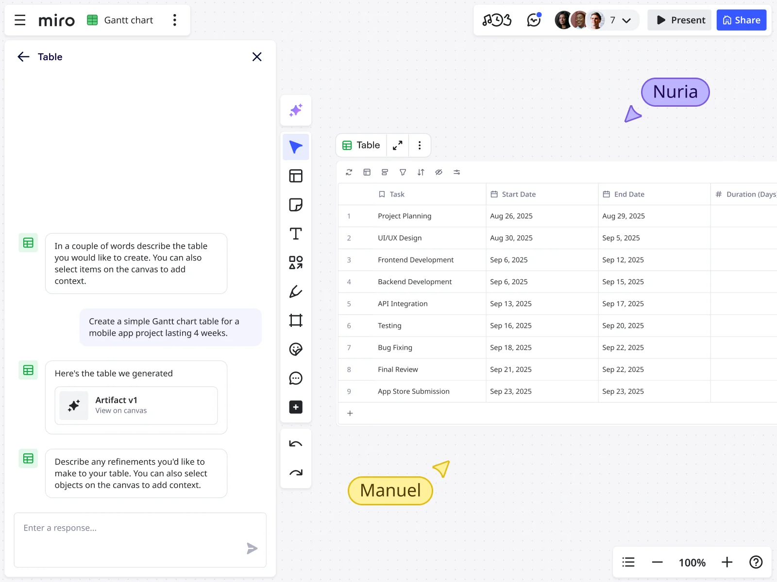 ai gantt chart hero x2