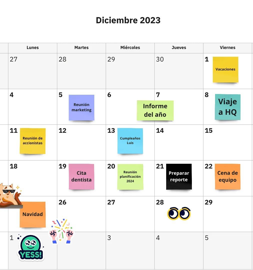 12月カレンダーの作り方についての画像