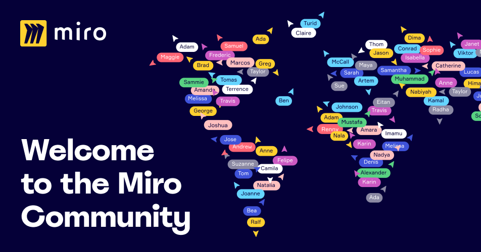 Miro board templates for community builders 😎 - 🛠 Community