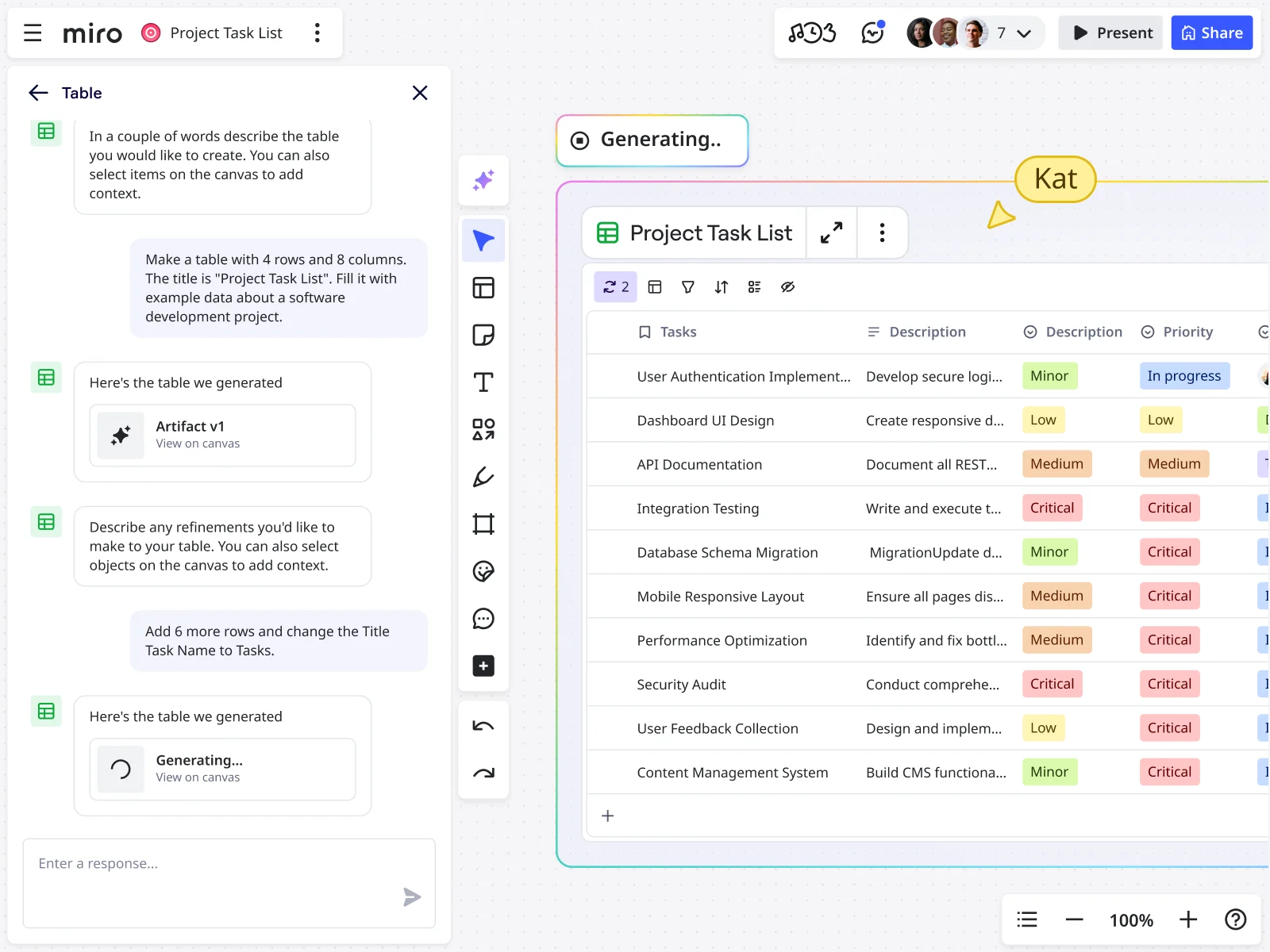 create with ai tables keyword ai product development hero image x2