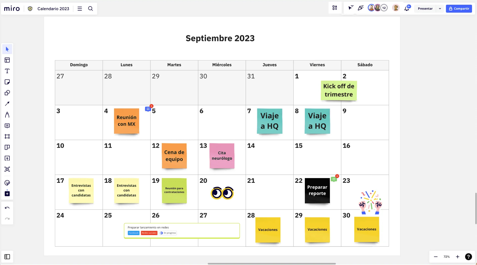 calendario online ejemplo